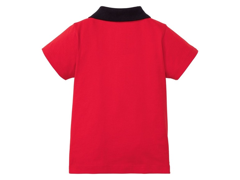 Gehe zu Vollbildansicht: LUPILU® Baby Poloshirt Jungen, mit Seitenschlitzen, verlängerte Rückseite, reine Baumwolle - Bild 8