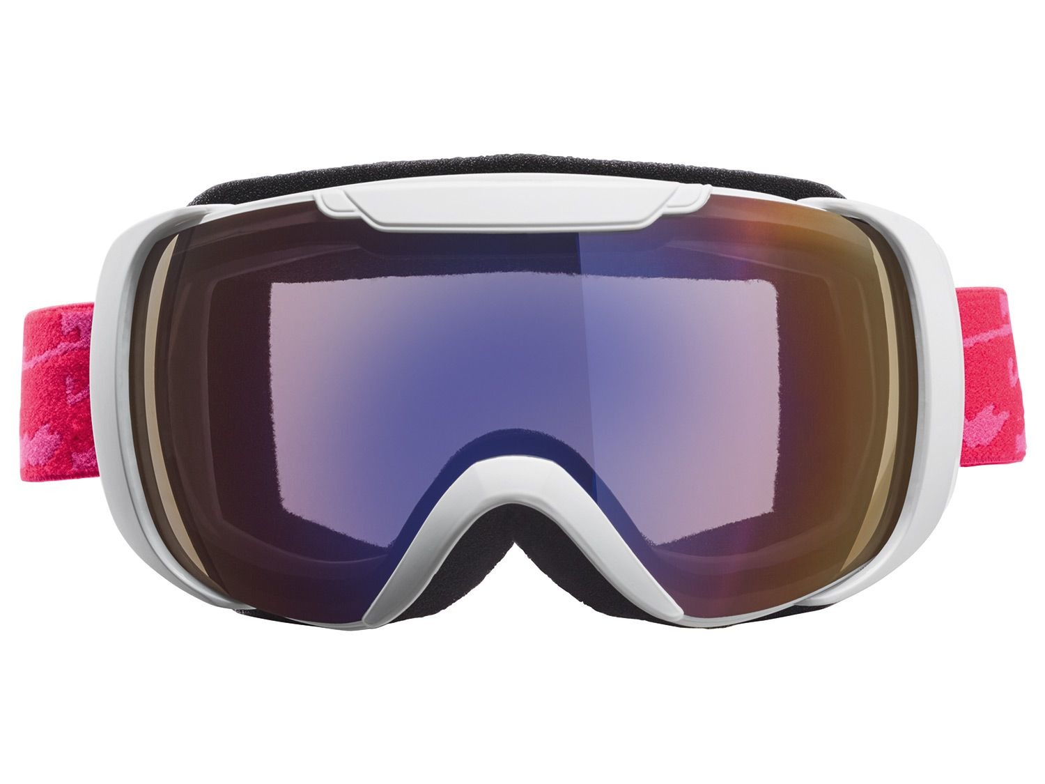 Crivit Skibrille Snowboardbrille Ski Snowboard Brille S3 WEIß/ROT 