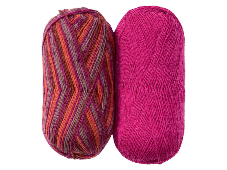 Gehe zu Vollbildansicht: CRELANDO® Sockenwoll-Sortiment, für 2 Paar Socken - Bild 13