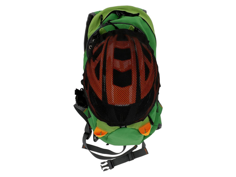 FISCHER Helmnetz, grün Rucksack mit