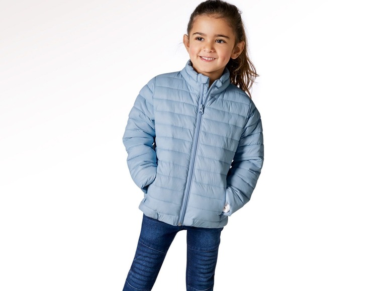 Gehe zu Vollbildansicht: LUPILU® Thermo-Lightweightjacke Mädchen, mit Reißverschluss, Kinnschutz, wasserabweisend - Bild 13