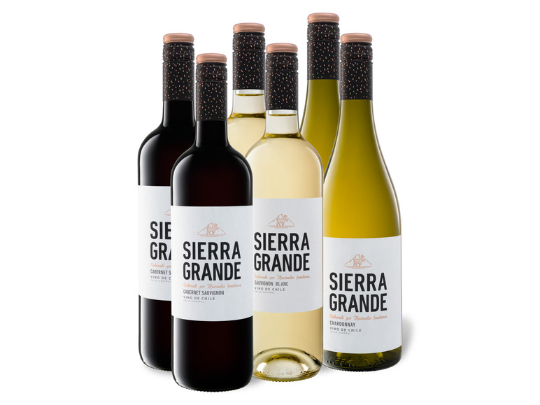 Gehe zu Vollbildansicht: 6 x 0,75-l-Flasche Weinpaket Sierra Grande entdecken - Bild 1