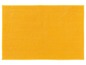 Ein gelber Badezimmerteppich mit Textur.