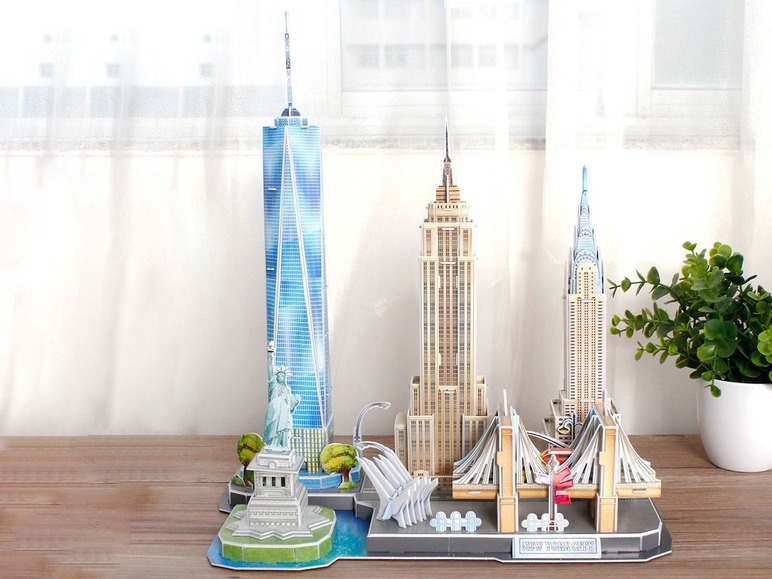 Gehe zu Vollbildansicht: Revell 3D Puzzle »New York Skyline«, 123 Einzelteile, ab 10 Jahren - Bild 3