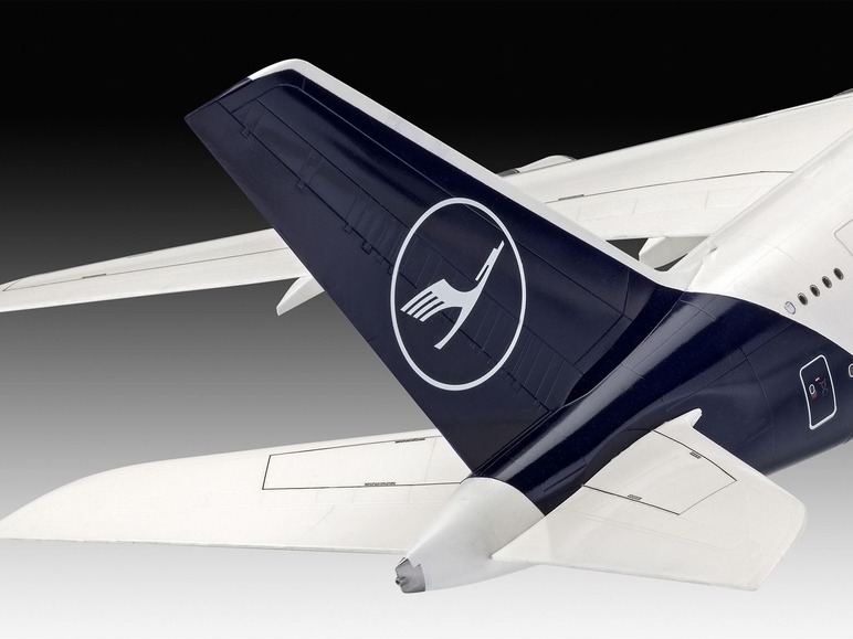 Gehe zu Vollbildansicht: Revell Modellbausatz »Airbus A380-800 Lufthansa New Livery«, Flugzeug, ab 13 Jahren - Bild 6
