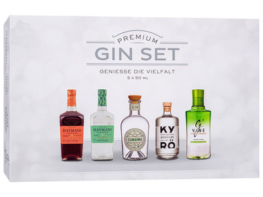 Gin Tasting Box Premium - 5 x 50 ml