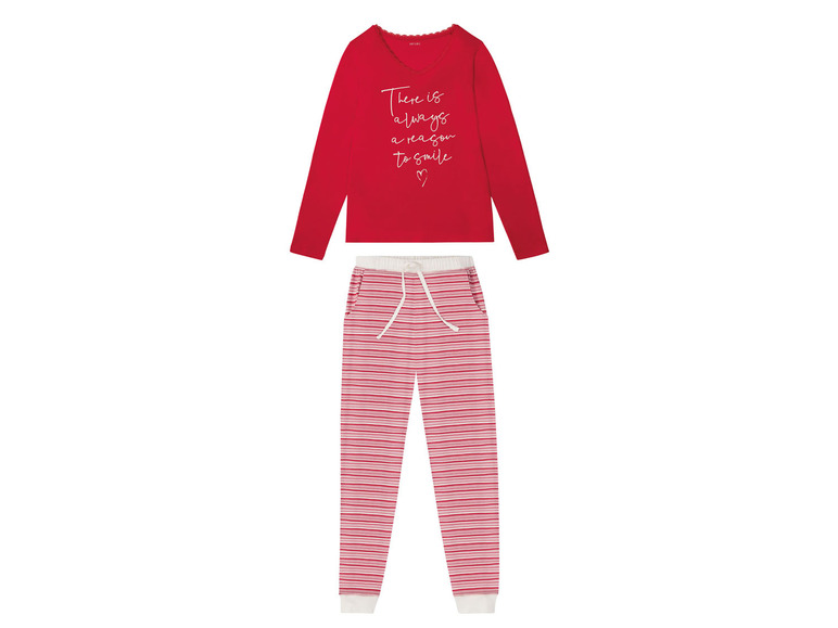 Gehe zu Vollbildansicht: esmara® Pyjama Damen, aus Baumwolle - Bild 30