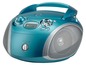 Ein türkisfarbener Grundig CD-Player mit Radio und USB-Anschluss.