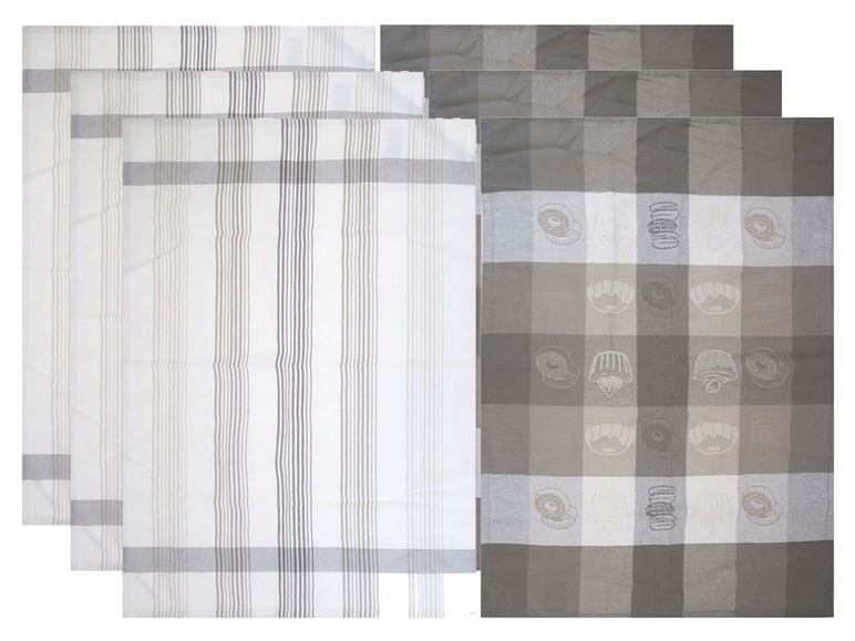 Gehe zu Vollbildansicht: MERADISO® Baumwollgeschirrtücher, 50 x 70cm, 6 Stück - Bild 2