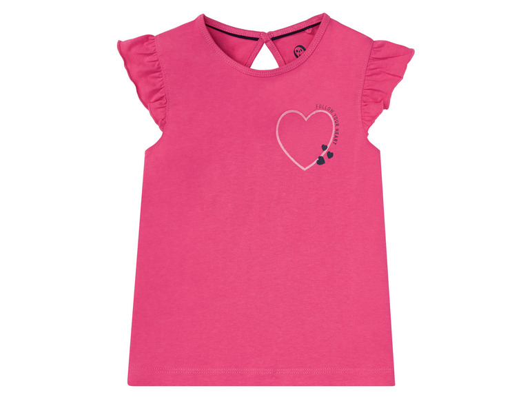 Gehe zu Vollbildansicht: lupilu® 2 Kleinkinder Mädchen T-Shirts, reine Baumwolle - Bild 19
