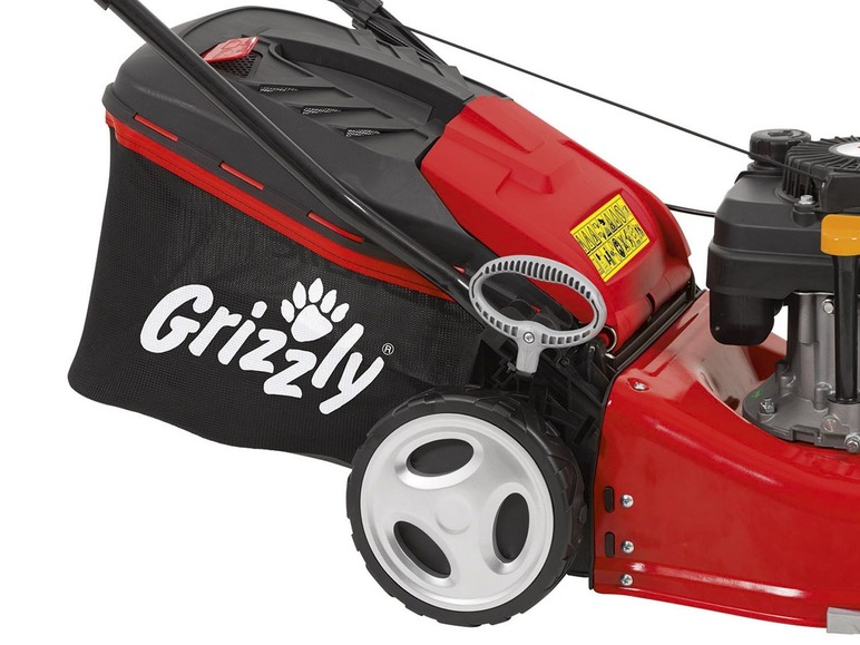 Gehe zu Vollbildansicht: Grizzly Tools Benzin-Rasenmäher BRM 42-141 OHV Trike - Bild 5