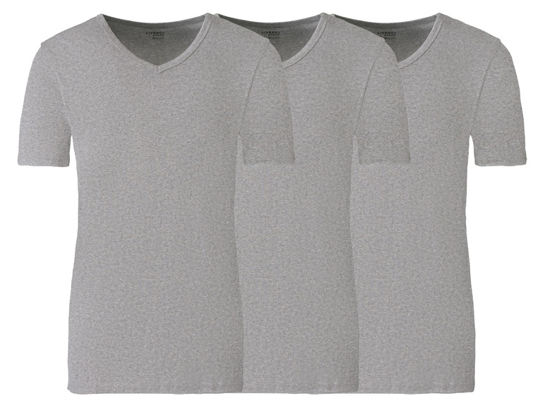 Gehe zu Vollbildansicht: LIVERGY® Herren Unterhemd, 3 Stück, aus reiner Baumwolle - Bild 11