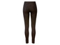 Schwarze Leggings mit goldenen Glitzer.