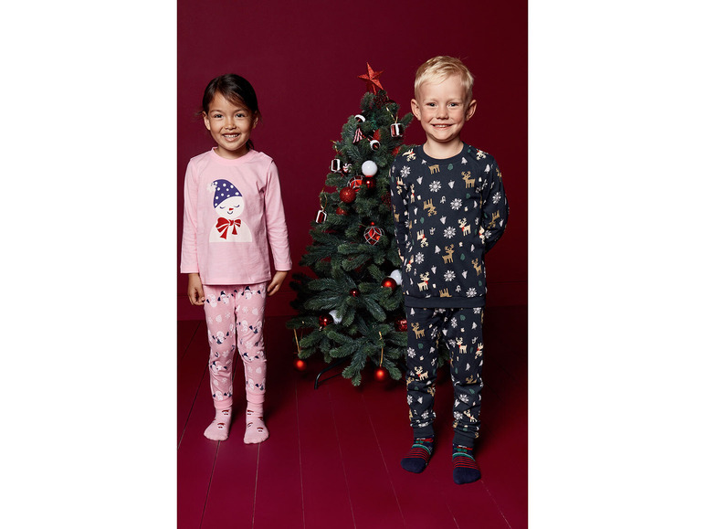 Gehe zu Vollbildansicht: LUPILU® Kleinkinder Jungen Pyjama lang, aus reiner Baumwolle - Bild 32