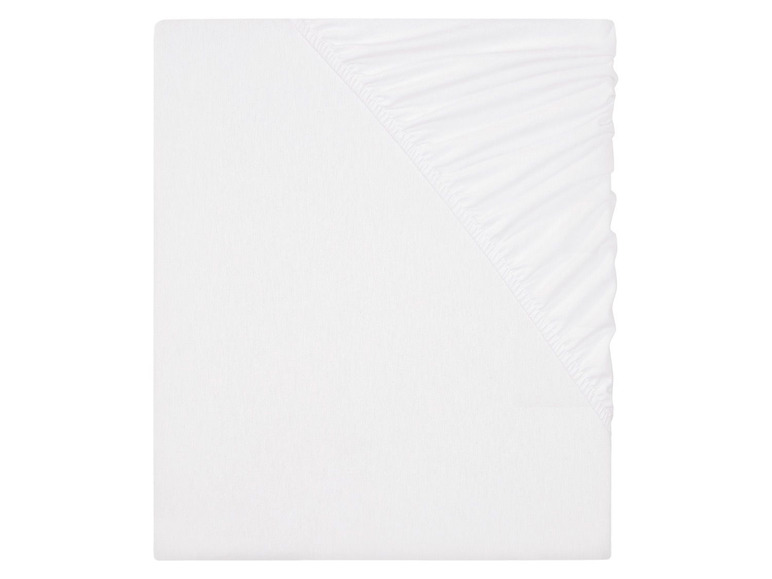 Gehe zu Vollbildansicht: MERADISO® Feinbiber Spannbettlaken 140-160 x 200 cm, mit Rundumgummizug, mit Baumwolle - Bild 2