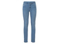 Blaue Skinny Jeans für Damen.