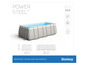 Bestway Power Steel Pool mit einem Fassungsvermögen von 6.478 Litern.