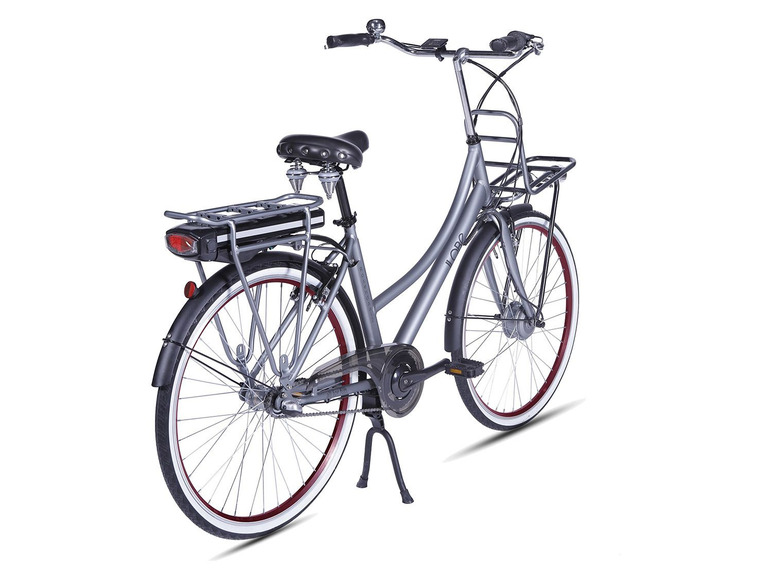 Gehe zu Vollbildansicht: Llobe E-Bike »Rosendaal 2«, Damen, 28 Zoll, 80 - 130 km Reichweite, grau - Bild 4
