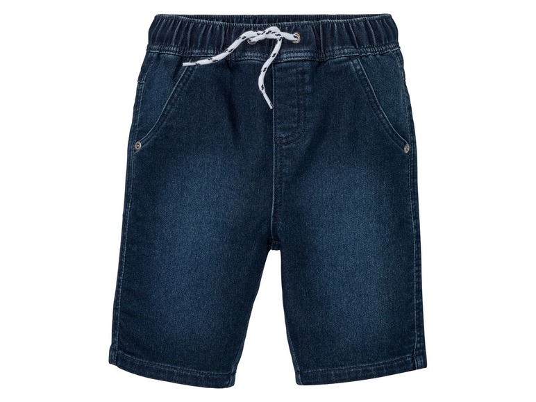 Gehe zu Vollbildansicht: PEPPERTS® Bermuda Jungen, Jeans-Optik, Gummizugbund mit Kordel, mit Baumwolle und Elasthan - Bild 11