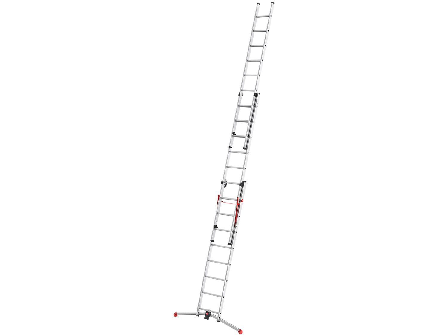 Hailo Alu-Kombileiter "S100 ProfiLOT" 2 x 9 + 1 x 8 Sprossen – Bild 4 von 4
