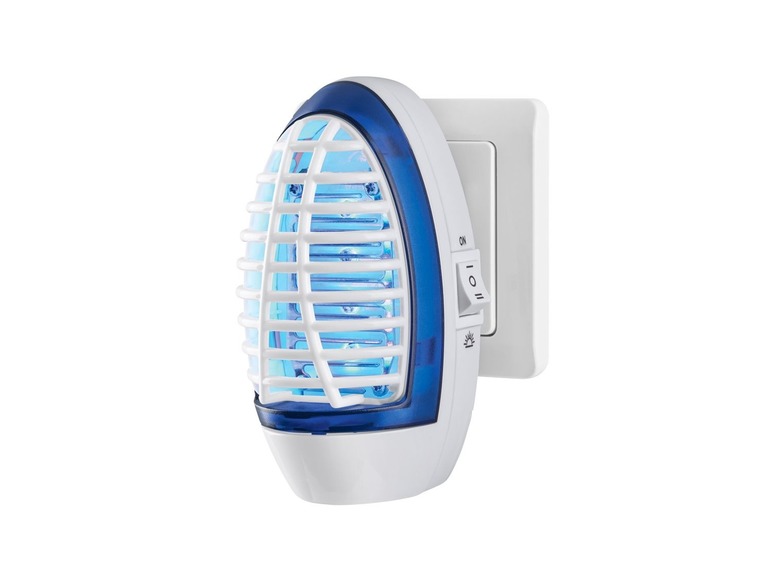Gehe zu Vollbildansicht: Stechmücken-Stecker, 0,36 Watt, 4 LEDs, blaues UVA-Licht, mit Dämmerungssensor - Bild 3