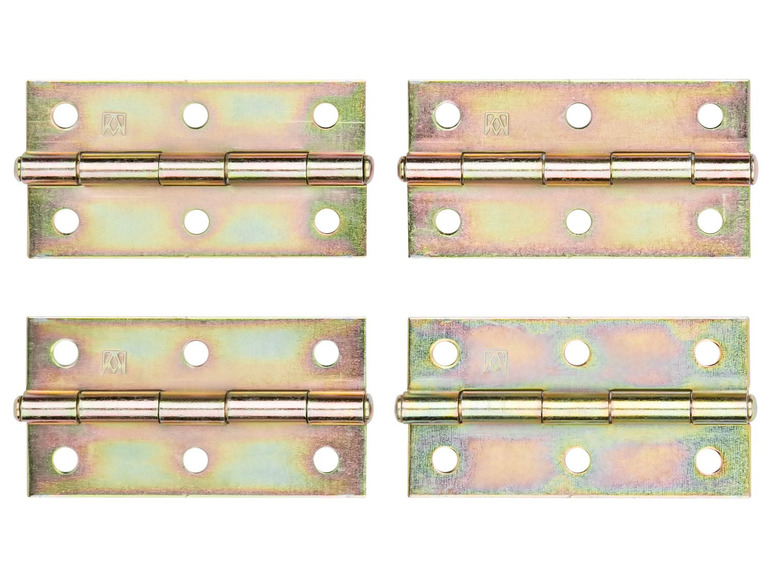 Gehe zu Vollbildansicht: PARKSIDE® Scharniere/ Riegel, inklusive Schrauben, aus verzinktem Stahl - Bild 11