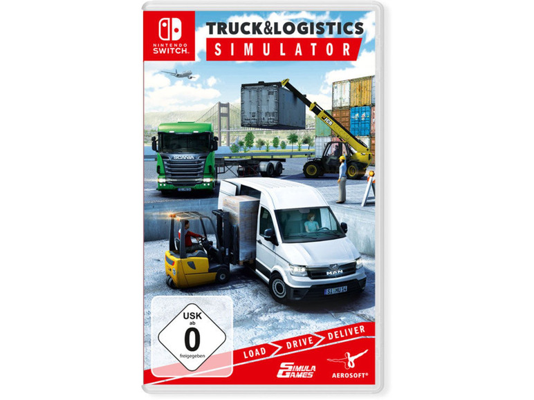 Gehe zu Vollbildansicht: NBG Truck & Logistics Simulator - Nintendo Switch - Bild 1