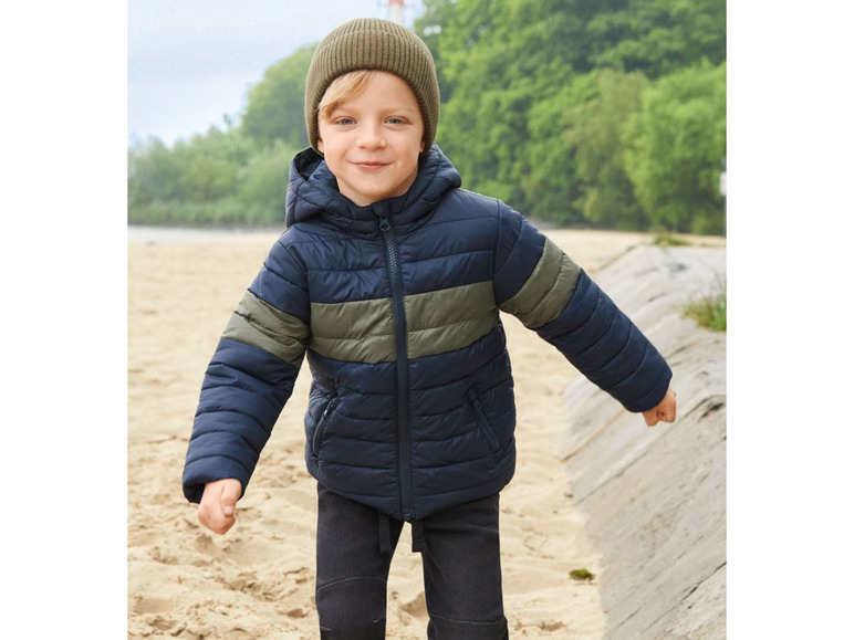 Gehe zu Vollbildansicht: LUPILU® Kleinkinder Lightweight Jacke Jungen, mit Taschen, Kapuze, wasserabweisend - Bild 15