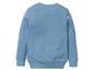 Ein hellblauer Pullover mit langen Ärmeln für Kinder.