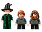 LEGO Harry Potter Figuren, darunter Professor McGonagall, Ron und Hermine.