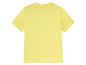 Ein gelbes T-Shirt mit kurzen Ärmeln.
