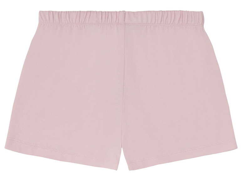 Rosa Shorts mit elastischem Bund.