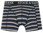 Gestreifte Boxershorts von Stock & Hank