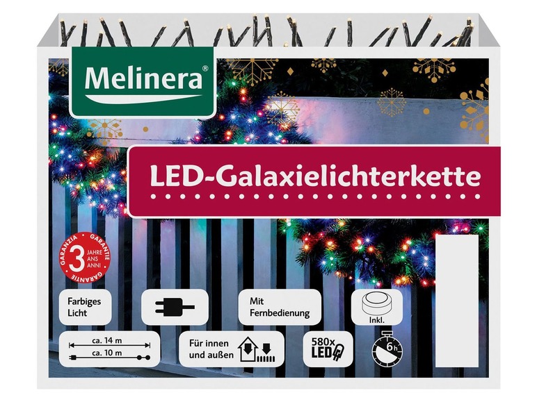 Gehe zu Vollbildansicht: MELINERA® LED-Galaxielichterkette 580 LEDs - Bild 3