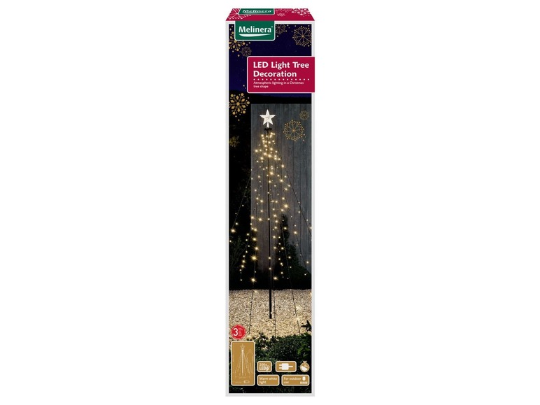 Gehe zu Vollbildansicht: MELINERA® LED Lichterkette Weihnachtsbaum - Bild 1