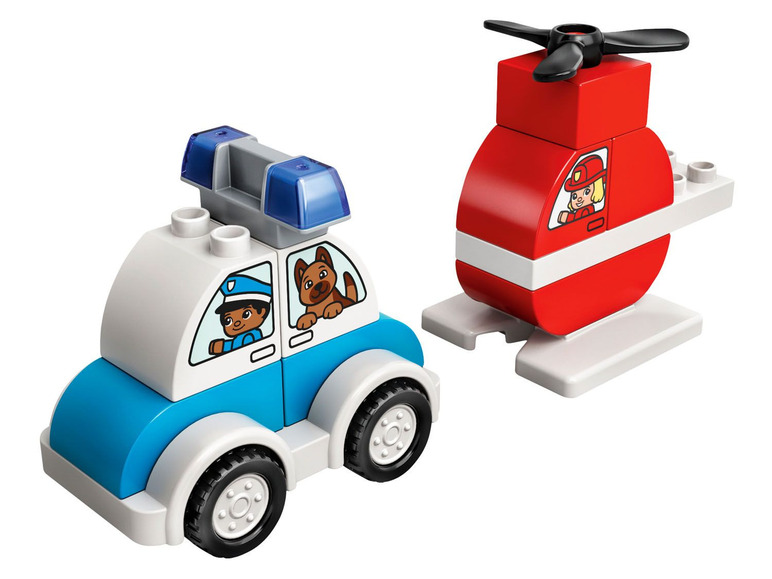 Gehe zu Vollbildansicht: LEGO® DUPLO® 10957 »Mein erster Feuerwehrhubschrauber und mein erstes Polizeiauto« - Bild 5