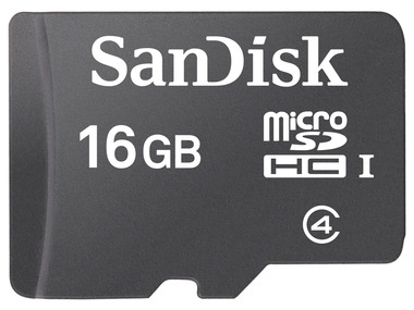 SanDisk microSD/SDHC Speicherkarte »SDSDQM-016G-B35« 16 GB
