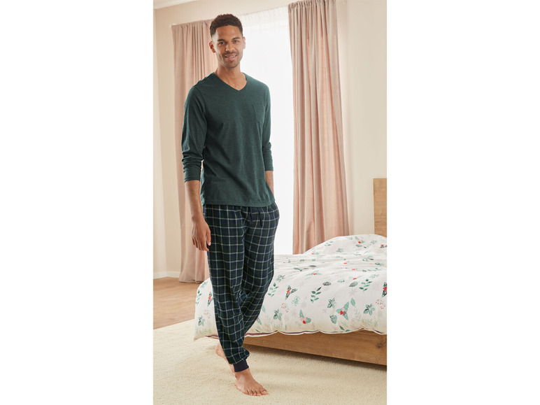 Gehe zu Vollbildansicht: LIVERGY Herren Pyjama, mit Baumwolle - Bild 24