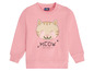 Rosa Pullover mit Katzenmotiv für Kinder.