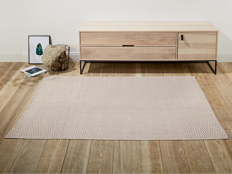 Gehe zu Vollbildansicht: MERADISO® Teppich, 140 x 200 cm, aus reiner Baumwolle - Bild 8