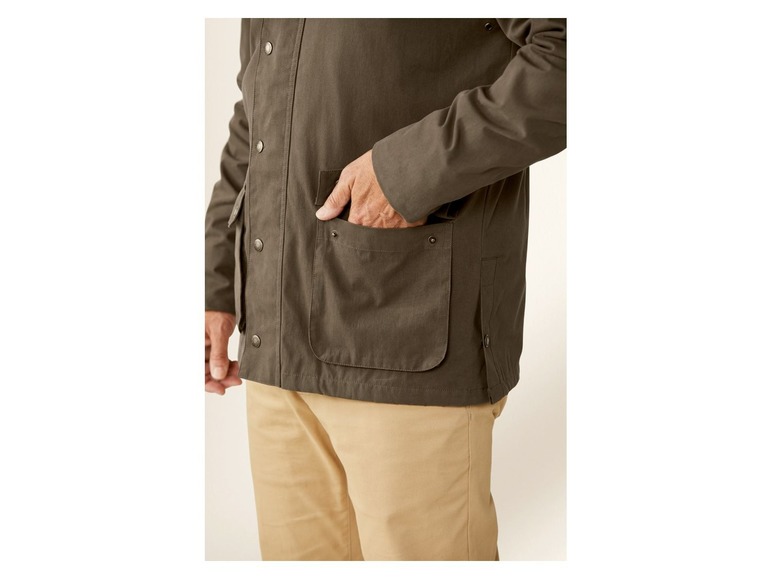 Gehe zu Vollbildansicht: LIVERGY® Jacke Herren, mit Cordkragen und Reißverschluss, wind- und wasserabweisend - Bild 5