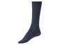 Ein Paar dunkelblaue Socken.