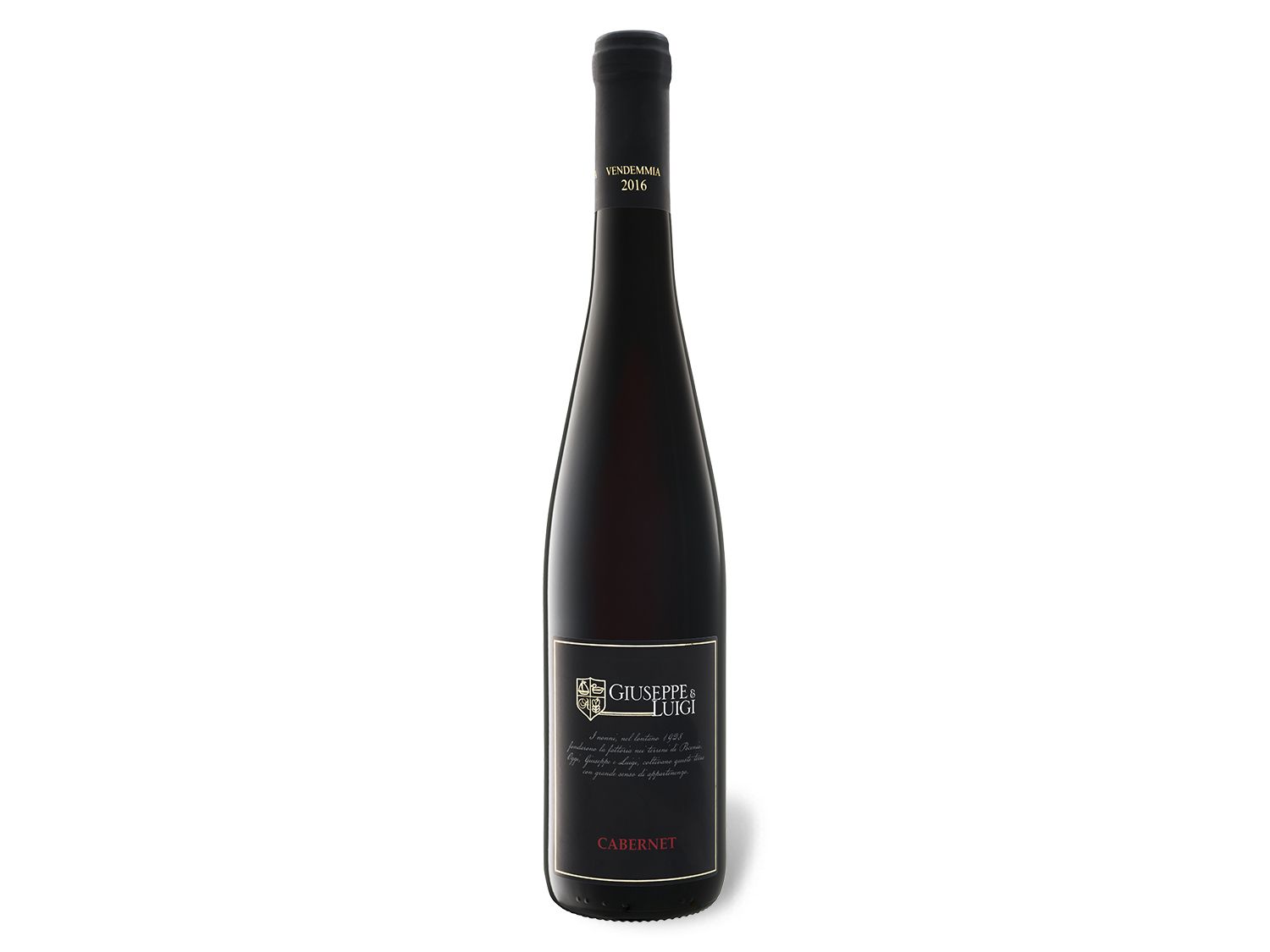 Giuseppe & Luigi Cabernet Trevenezie IGP trocken, Rotwein 2018 Wein & Spirituosen Lidl DE