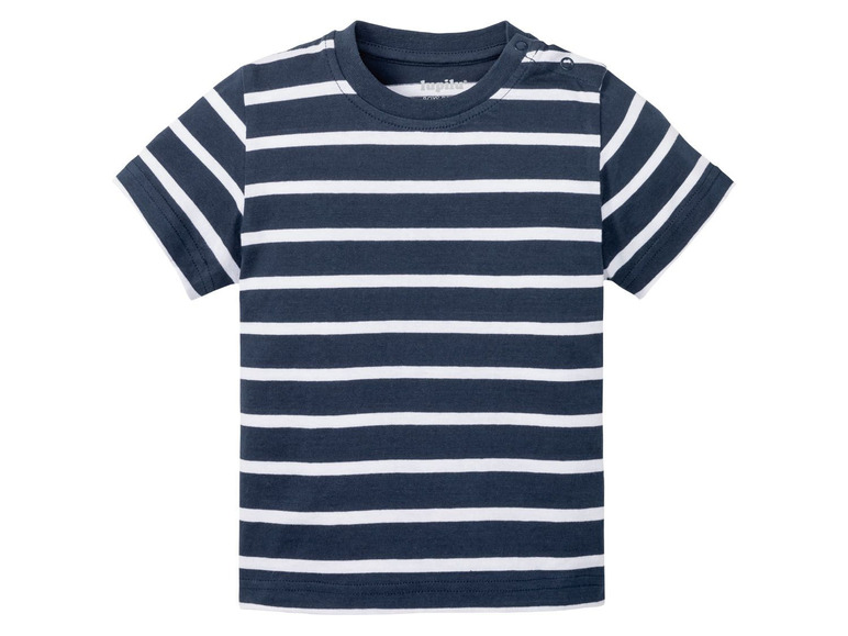 Gehe zu Vollbildansicht: LUPILU® Kleinkinder Jungen T-Shirts, 3 Stück, mit Bio-Baumwolle - Bild 3