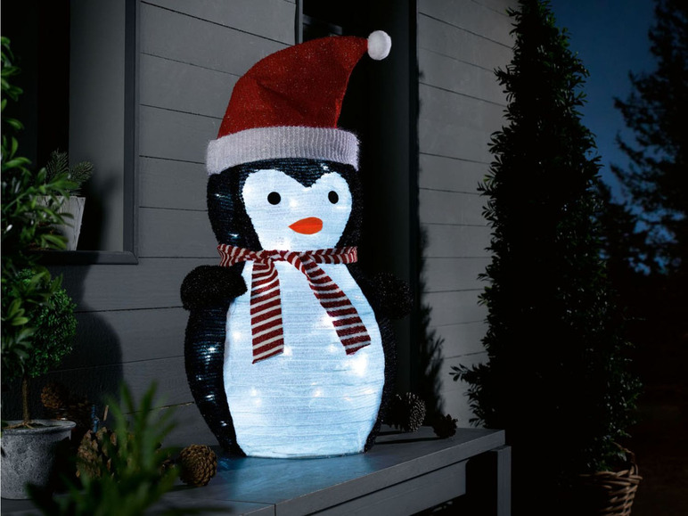 Gehe zu Vollbildansicht: MELINERA® Pop Up Outdoor Weihnachtsfigur - Bild 4