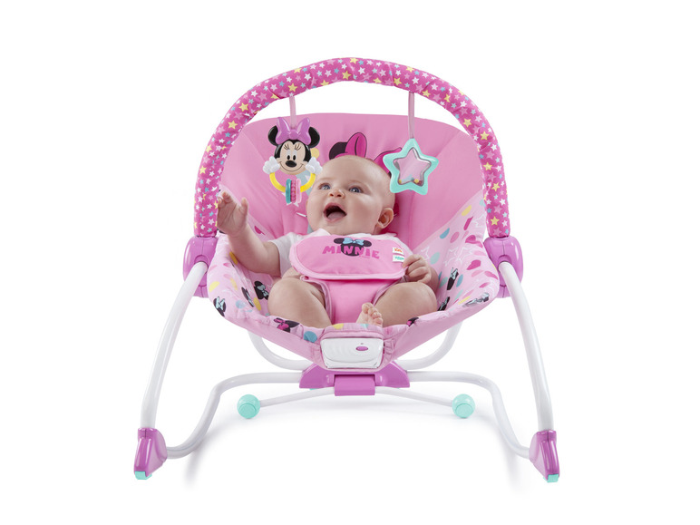 Gehe zu Vollbildansicht: Disney baby MINNIE MOUSE Stars & Smiles Infant to Toddler Rocker™ Babywippe - Bild 6
