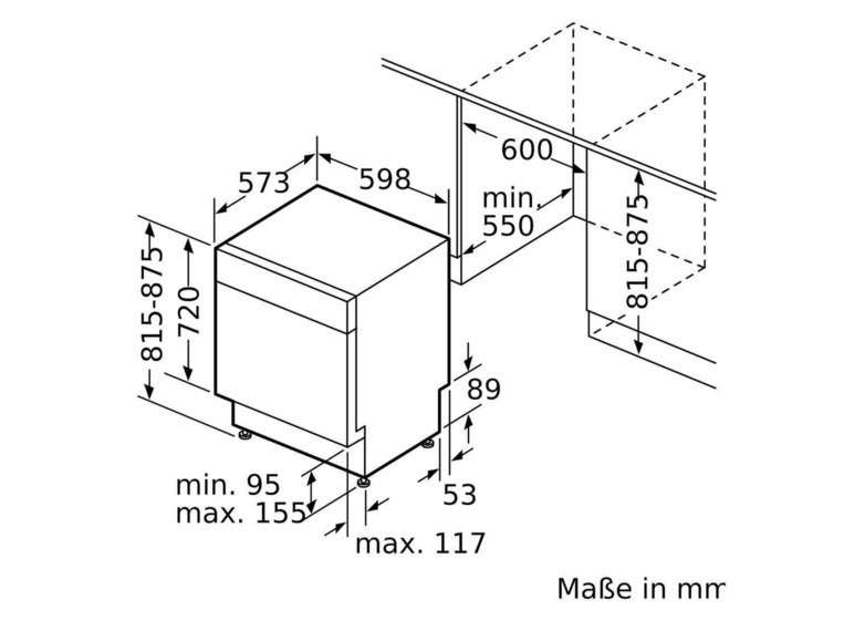 Gehe zu Vollbildansicht: BOSCH SMU6ECS57E Serie 6 Geschirrspüler, Unterbau - Bild 8