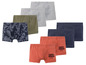 Sechs Boxer-Shorts für Jungen, darunter zwei mit 'Green Urban Life' Logo.