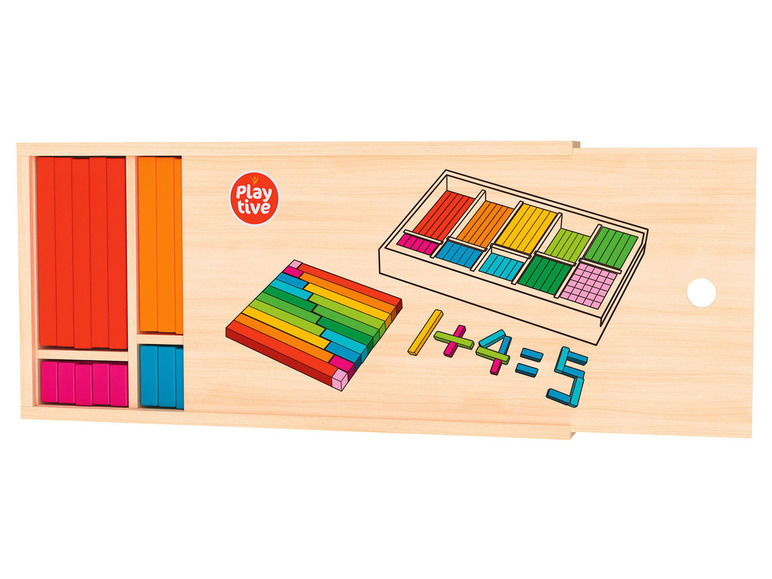 Gehe zu Vollbildansicht: PLAYTIVE® Holzspielzeug Rechenset »Montessori« - Bild 7