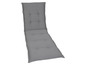 Grauer Liegestuhl-Kissen mit Rückenlehne